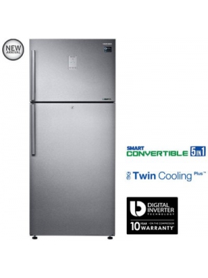 SAMSUNG 551 L Frost Free Double Door Refrigerator(RT56K6378SL, Easy Clean Steel)