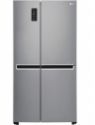 LG 687 L Frost Free Side by Side Refrigerator(GC-B247SLUV, VCM Platinum Silver, 2016)