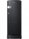 SAMSUNG 192 L Direct Cool Single Door Refrigerator(RR20M1Z2XBS/HL, Black Mirror VCM, 2017)