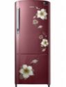 SAMSUNG 192 L Direct Cool Single Door Refrigerator(RR20M272ZR2/NL, Star Flower Red, 2017)