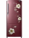 SAMSUNG 230 L Direct Cool Single Door Refrigerator(RR24M274YR2/NL, Star Flower Red, 2017)