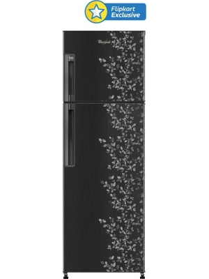 Whirlpool 292 L Frost Free Double Door Refrigerator(NEO FR305 ROY PLUS 3S, Imperia Black, 2016)