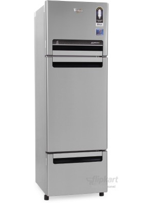 Whirlpool 300 L Frost Free Triple Door Refrigerator(FP 313D PROTTON ROY, Alpha Steel (N), 2016)