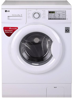 LG 6 kg Fully Automatic Front Load Washing Machine White (FH0H3NDNL02)