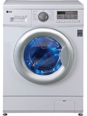 LG 7.5 kg Fully Automatic Front Load Washing Machine White(FH0B8EDL21)