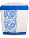 Mitashi 7.5 kg Semi Automatic Top Load Washing Machine White, Blue