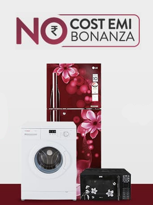 No Cost EMI Bonanza: Tvs & Appliances