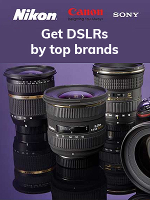 Get DSLRs By Top Brands