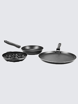 Aluminium & Non-Stick Cookware-Set of 3