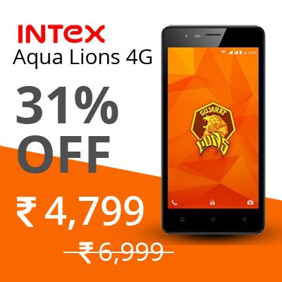 Intex Aqua Lions 4G @ 31% Off