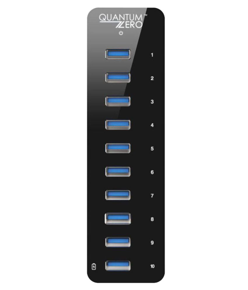 QuantumZERO USB 3.0 10-Port 60W Powered Hub