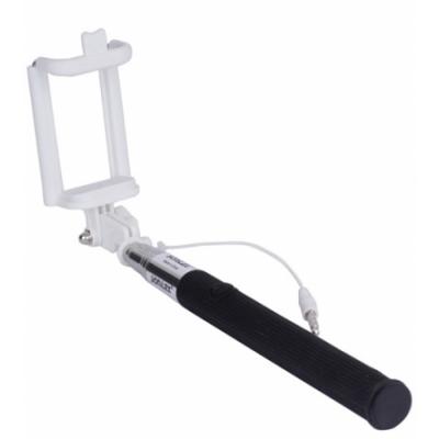 Invero Black Selfie Stick with Aux Cable
