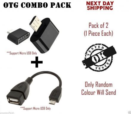 Super Saver Deal On Micro USB OTG Adaptor with OTG Data Cable