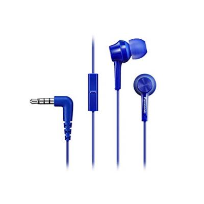 Panasonic RP-TCM105E-A In-Ear Headphone Headset With Mic - Blue