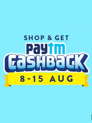 Paytm Cashback 8th-15th August