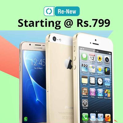 Re-New Mobiles - Upto 72% Off