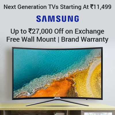 Upto Rs.27,000 Off Samsung LED TVs