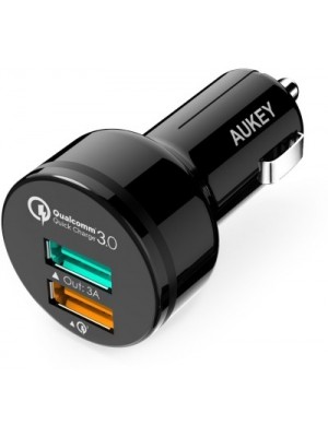 Aukey 3.1 amp Turbo Car Charger(Multicolor)