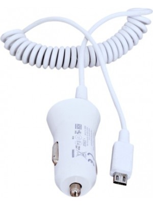 Bromstad 1.0 amp Car Charger(White)