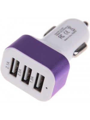 Lexel 2.4 amp Turbo Car Charger(Purple)