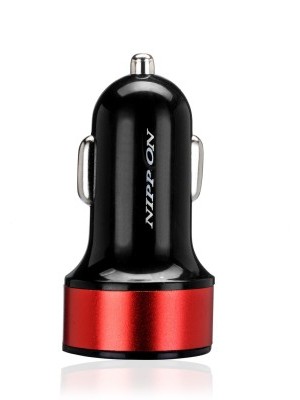 Nippon 2.1 amp Turbo Car Charger(Red)