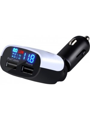 Pinglo 3.4 amp Turbo Car Charger(White, Black)