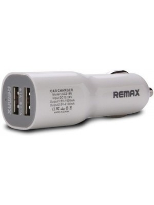 Remax 1.0 amp Car Charger(White)