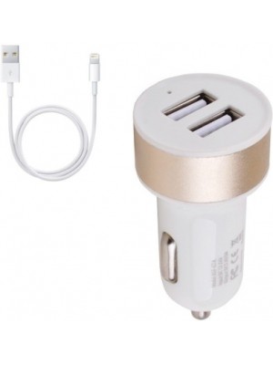 Verity 2.1 amp Turbo Car Charger(Gold)