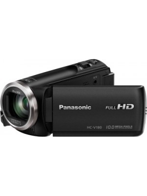 Panasonic HC-V180 Full HD 28mm WIDE LENS Camcorder Camera(Black)