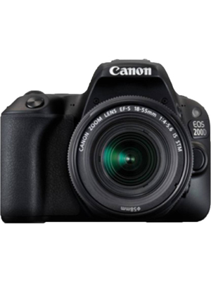 Canon EOS 200D DSLR Camera EF-S18-55 IS STM+ EF-S 55-250 mm IS II
