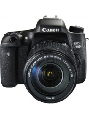 Canon EOS 760D (Kit with EF-S 18 - 135 mm IS STM) DSLR Camera(Black)