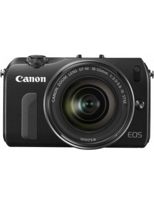 Canon EOS-M (Body with 18-55 mm Lens) Body with 18-55 mm Lens Mirrorless Camera(Black)