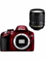 Nikon D3200 Mirrorless Camera(Red)