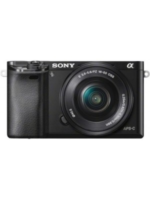 Sony ILCE-6000L with SELP1650 Lens Mirrorless Camera(Black)