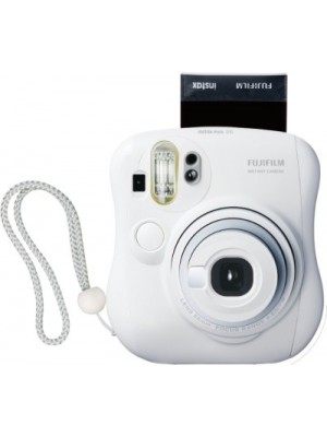 Fujifilm Instax Mini 25+ Instax Flim Roll Pack of 10 Instant Camera(White)