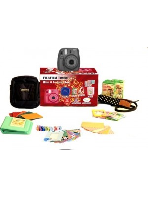 Fujifilm Instax Mini 8 - Festive Box Instant Camera(Black)