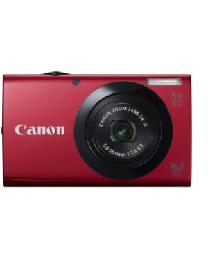 Canon A3400 IS Point & Shoot Camera(Red)