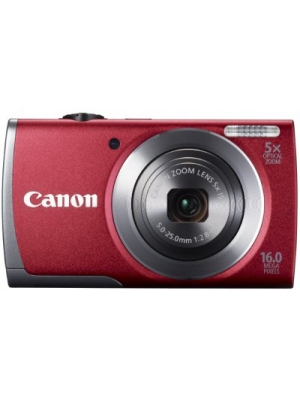 Canon A3500 IS Point & Shoot Camera(Red)