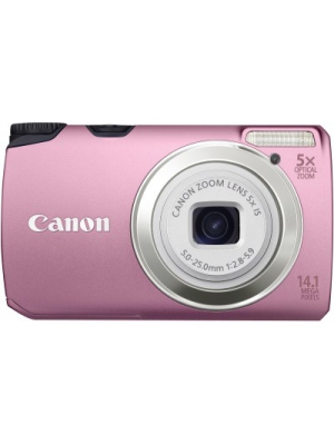 Canon PowerShot A 3200 IS Point & Shoot Camera(Pink)