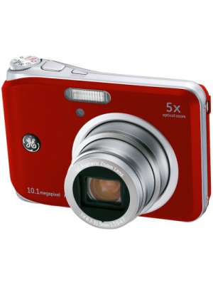 GE A1050 6.3 - 31.5mm Point & Shoot Camera(Red)