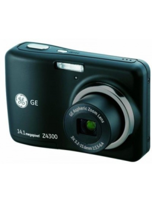 GE Z4300 5.2 mm wide x 15.6 mm (tele), f/3.5 (wide) f/6.4 Point & Shoot Camera(Black)