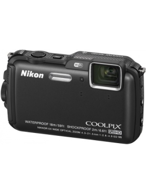 Nikon AW120 Point & Shoot Camera(Black)
