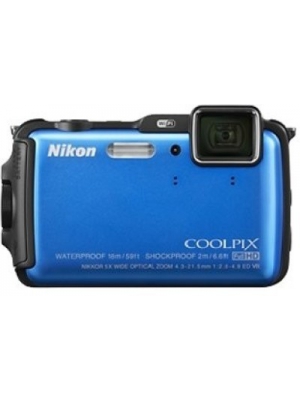 Nikon AW120 Point & Shoot Camera(Blue)