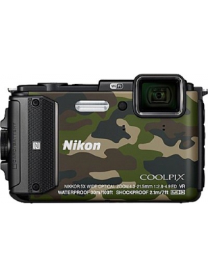 Nikon AW130 Point & Shoot Camera(Camouflage)
