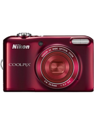 Nikon L28 Point & Shoot Camera(Red)