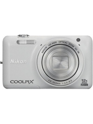 Nikon S 6600 Point & Shoot Camera(White)