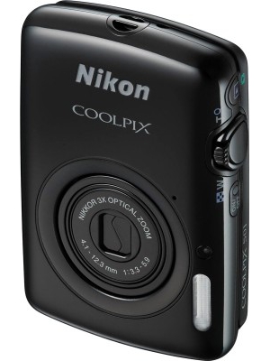 Nikon S01 Point & Shoot Camera(Black)