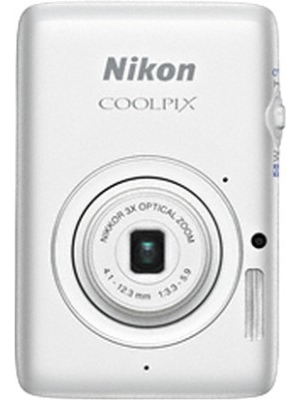 Nikon S02 Point & Shoot Camera(White)