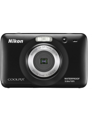 Nikon S30 Point & Shoot Camera(Black)