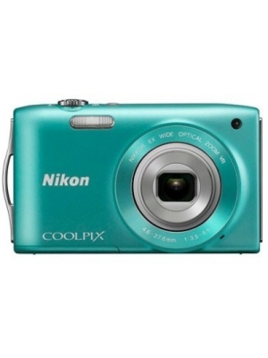 Nikon S3300 Point & Shoot Camera(Green)